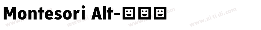 Montesori Alt字体转换 Montesori Alt字体转换